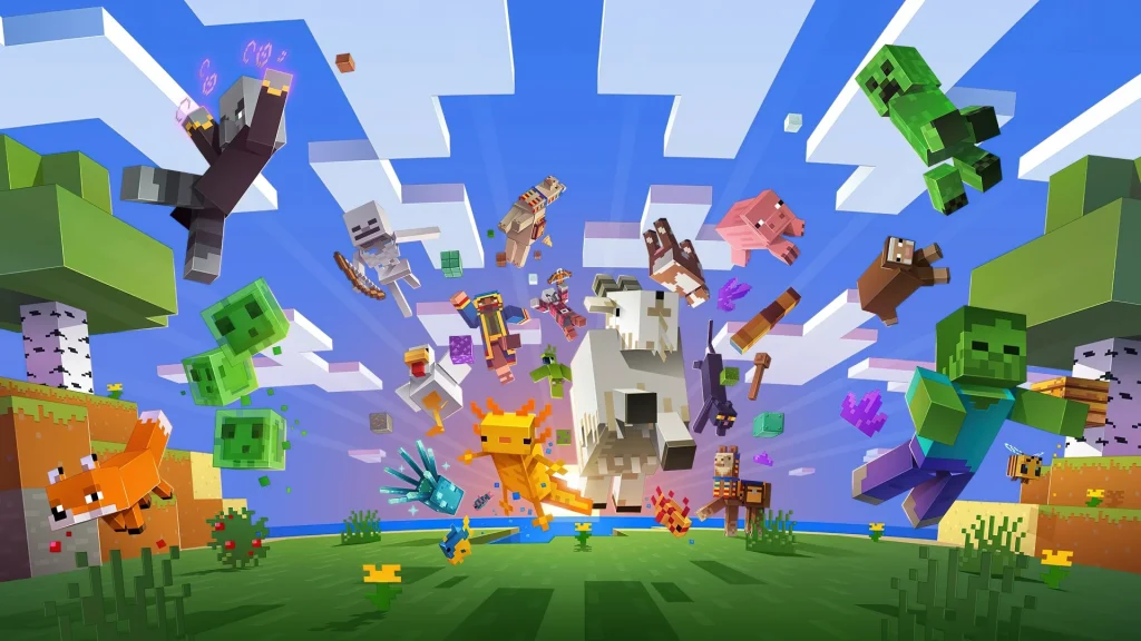 دنیای مکعبی Minecraft از بهترین بازی های کامپیوتر سندباکس