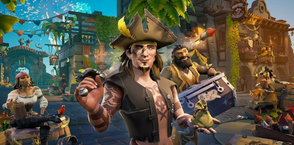 کشتی دزدان دریایی در Sea of Thieves از بهترین بازی های کامپیوتر چندنفره