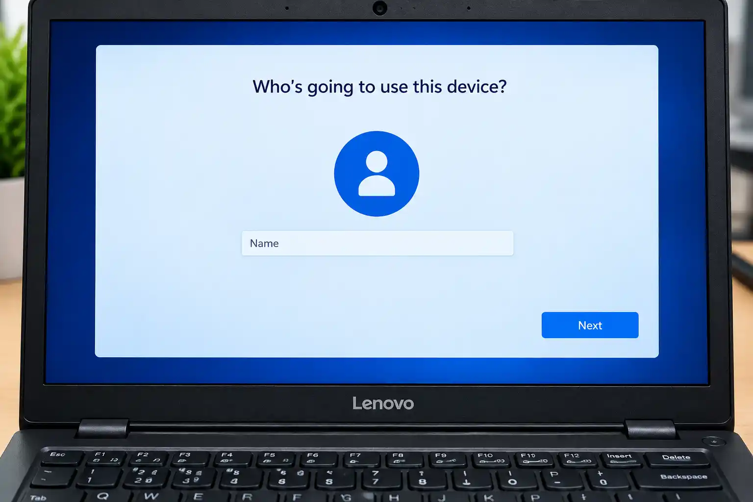 Lenovo Laptop Windows Setup Screen (3)