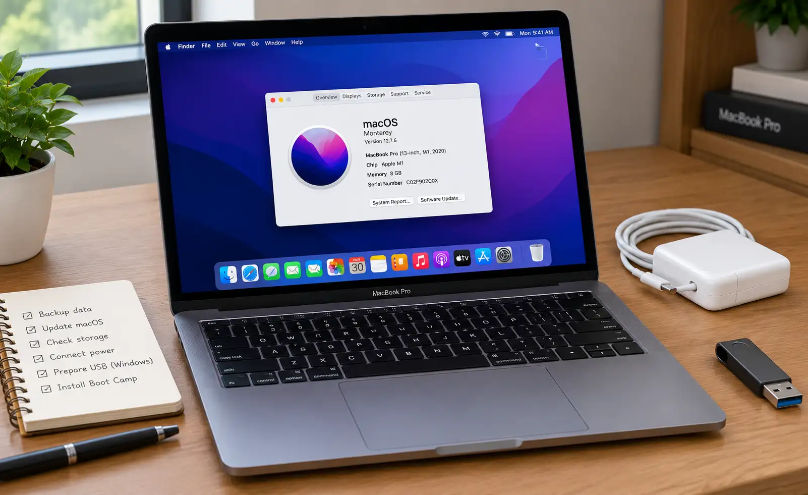 آماده‌سازی MacBook Pro قبل از نصب ویندوز