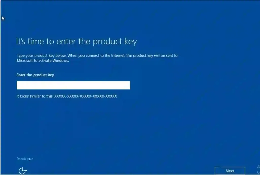 وارد کردن Product Key و انتخاب نسخه ویندوز